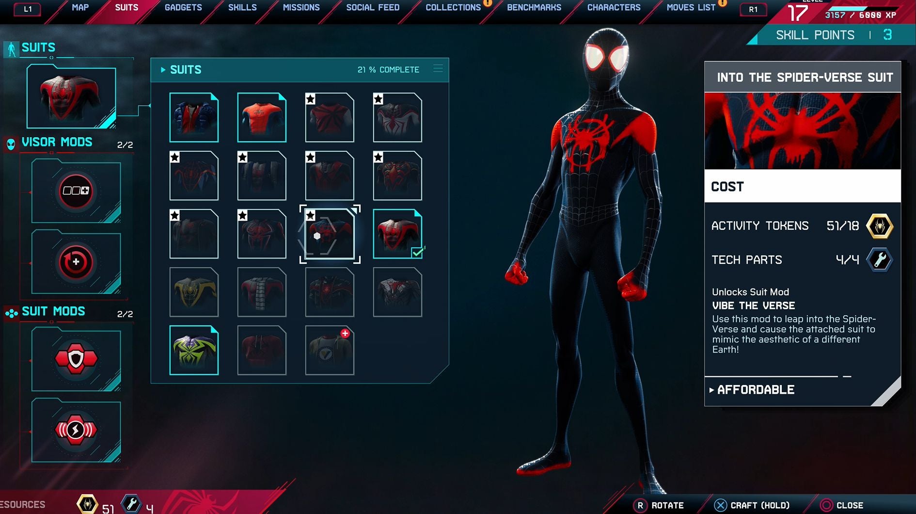 SpiderMan Miles Morales Into the SpiderVerse suit How to unlock the Into the SpiderVerse